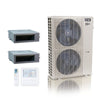 48,000 BTU 20.4 SEER2 ACiQ Extreme 2-Zone Concealed Duct Mini Split System | R454B | 230v - 18+18