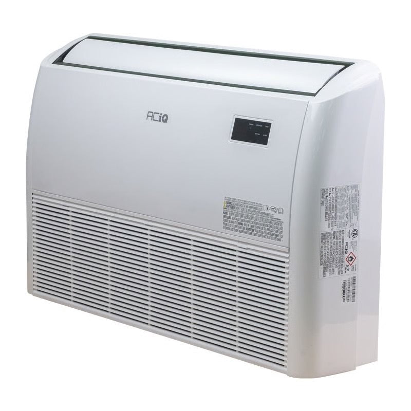 55,000 BTU ACiQ Extreme 22.2 SEER2 Dual Zone Floor Mount Mini Split Heat Pump System - R454B | 230V - 24 + 24
