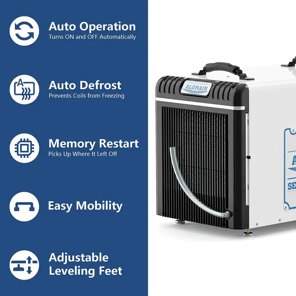 AlorAir Sentinel HD90 Energy Star Basement & Crawl Space Dehumidifier 90 Pints/Day - Sentinel HD90