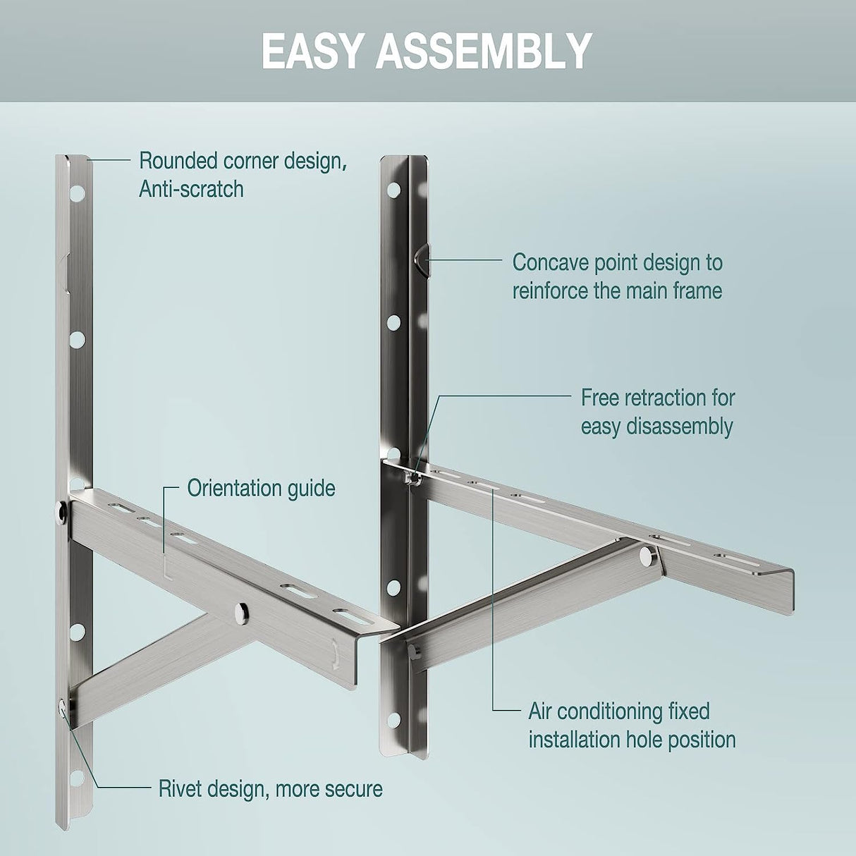 Free Condenser Wall Mounting Brackets ($139.99 Value)