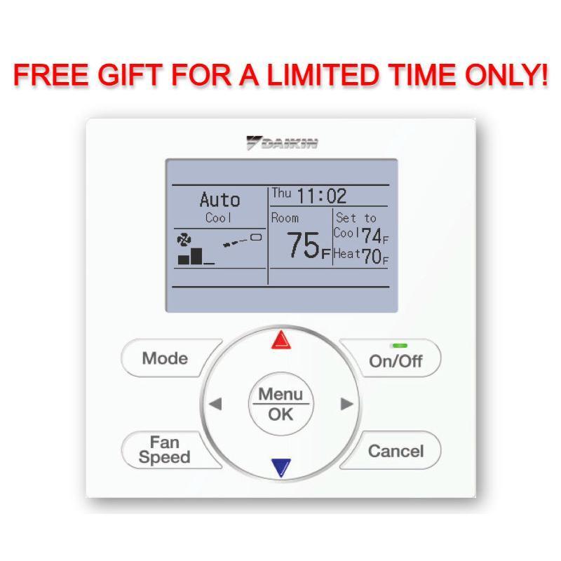 Free Daikin Wired Navigation Controller BRC1E73 ($459.99 Value)