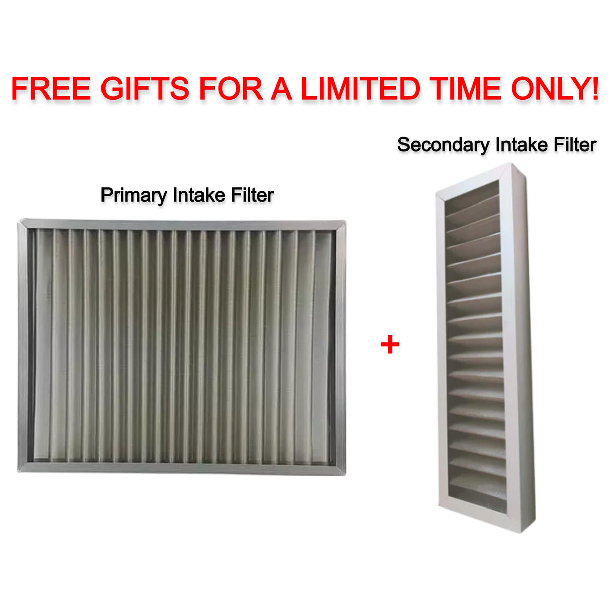 Free Primary and Secondary Intake Washable Stainless Steel Filters for XPOWER XD-85L2 ($55.00 Value)