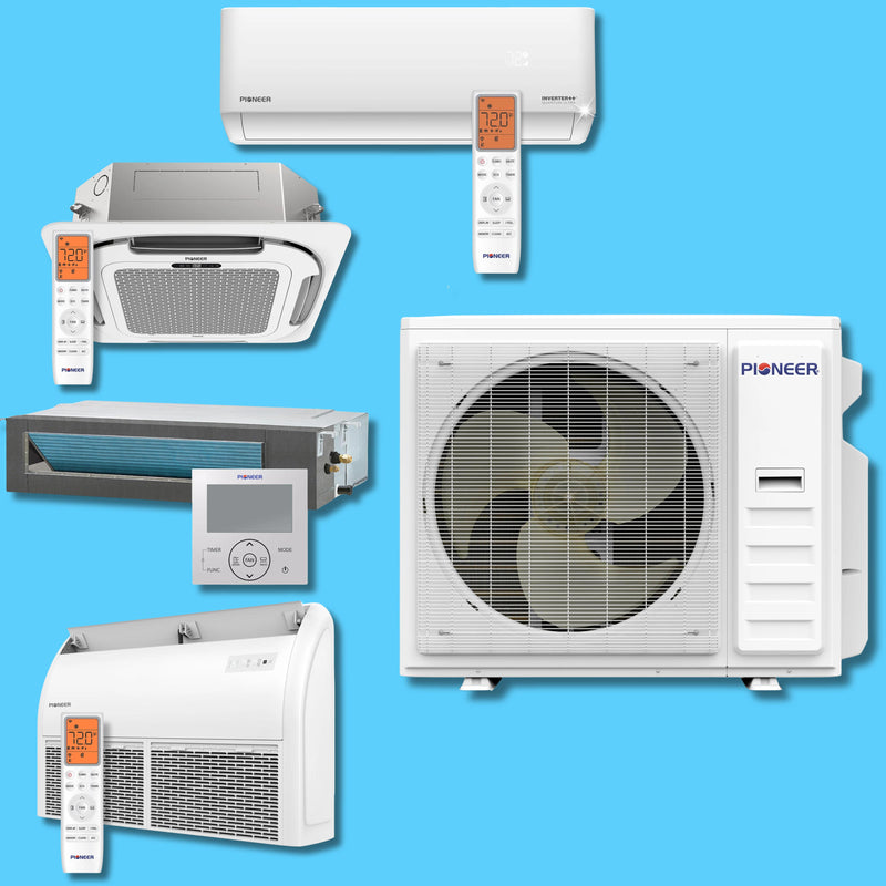 Pioneer® 2 Zone Mini Split System - Design Your Own - R454B