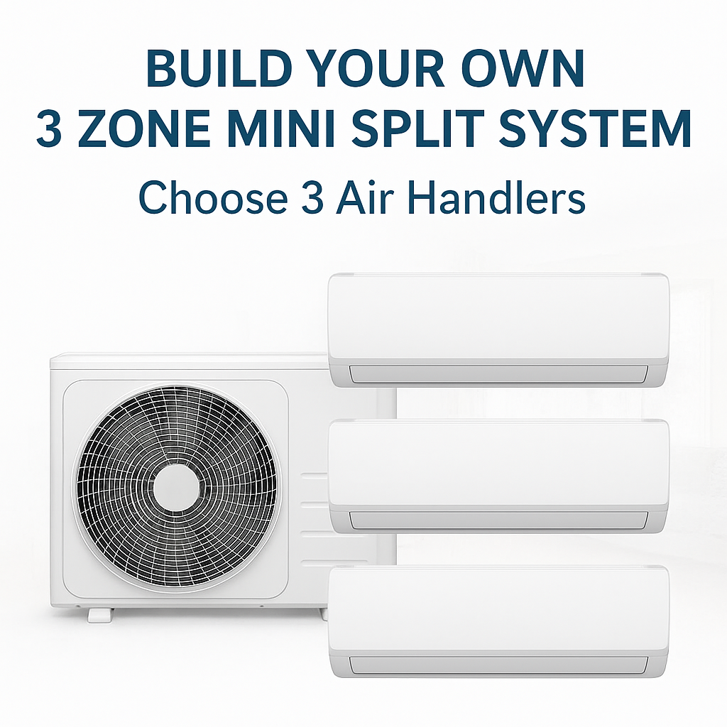 Build Your Own 3 Zone Mini Split System