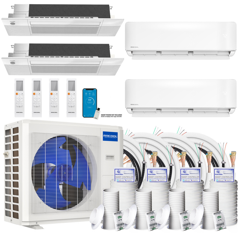 MRCOOL® 5th Generation Multi-Zone DIY - Build your own Ceiling Cassette and/or Wall Mount System