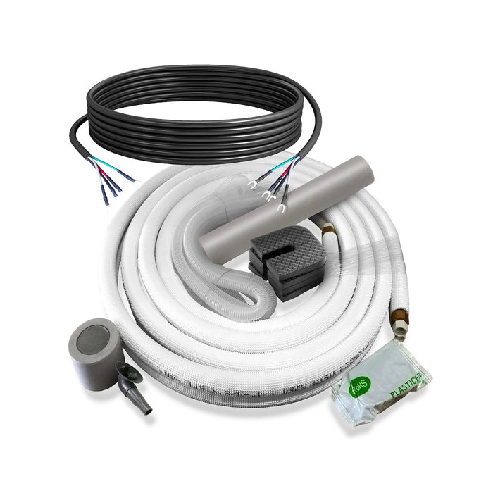 Pioneer® Quantum Ultra™ 9,000 BTU 20.5 SEER2 230V Ceiling Concealed Ducted Mini-Split Air Conditioner Inverter Heat Pump Full Set - RYT009GLSI24RL-10S-RYT009GLSI24RL-16S-RYT009GLSI24RL-25S-RYT009GLSI24RL-33S-RYT009GLSI24RL-50S  Mini Split Systems Direct