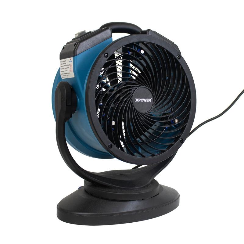 XPOWER FM-68 Multi-Purpose Oscillating Misting Fan and Air Circulator with Built-In Water Pump and Hose