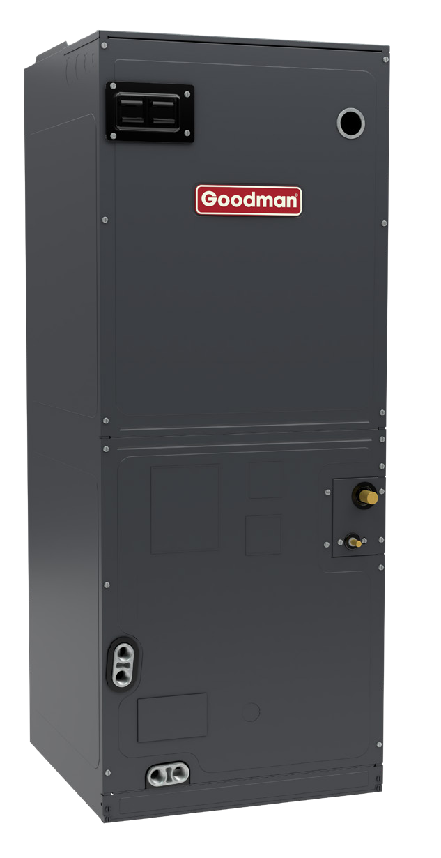 Goodman | 3 Ton | 18.5 SEER2 | R-32 | Central Heat Pump Split System | GZV7SA3610 | AHVE48CP0300 | 21" Cabinet Depth | Multi-Positional | Air Handler