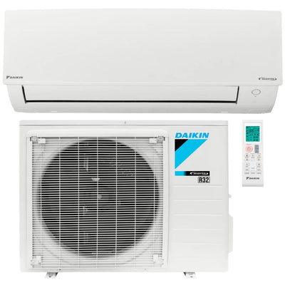 12,000 BTU 18 SEER2 Daikin Entra Series Wall Mounted Single Zone Ductless Mini Split Heat Pump Air Conditioner - 230V | R32