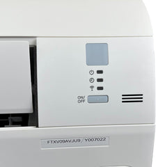 12,000 BTU 20 SEER2 Daikin Aurora Series Wall Mounted Single Zone Ductless Mini Split Heat Pump Air Conditioner - 230V | R32 - Wi-Fi Enabled - RXT12AVJU9 / FTXV12AVJU9  Mini Split Systems Direct