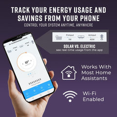 12,000 BTU 22.5 SEER Stealth Solar Ready Single Zone Wall Mount Mini Split System w/ 16ft Line Set R32 | 115V - S-12W-ACDC230 / S-12Z-ACDC230  Mini Split Systems Direct