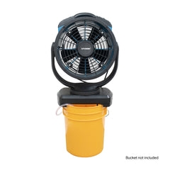 XPOWER FM-88W Multipurpose Oscillating Portable 3 Speed Outdoor Cooling Misting Fan with Built-In Water Pump and Hose