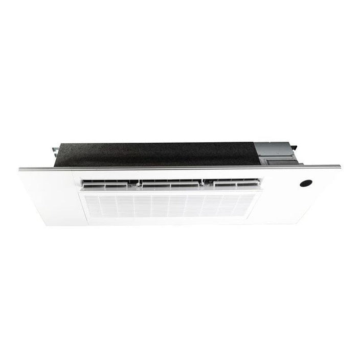 18,000 BTU ACiQ Extreme 25 SEER2 Dual Zone Slim Ceiling Casette Mini Split Heat Pump System - R454B | 230V - 6 + 6 - ACiQ-18Z-HH-M3C / SCC-06-HH-MB-2  Mini Split Systems Direct