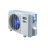 18,000 BTU ACiQ Extreme 25 SEER2 Dual Zone Slim Ceiling Casette Mini Split Heat Pump System - R454B | 230V - 6 + 6 - ACiQ-18Z-HH-M3C / SCC-06-HH-MB-2  Mini Split Systems Direct