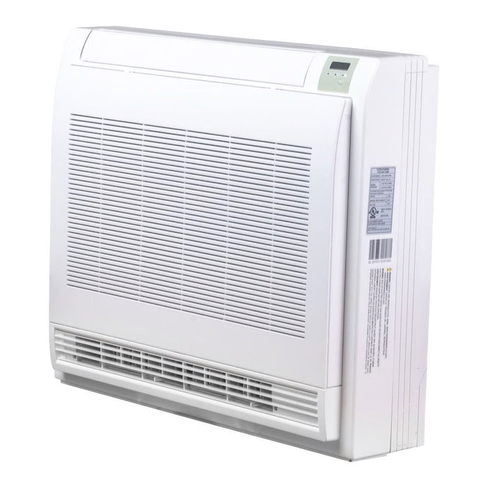 18,000 BTU ACiQ Standard 25.1 SEER2 Dual Zone Floor Mount Mini Split Heat Pump System - R454B | 230V - 9 + 12 - ES-18Z-M3C / ACIQ-09FM-HH-MD / ACIQ-12FM-HH-MD  Mini Split Systems Direct
