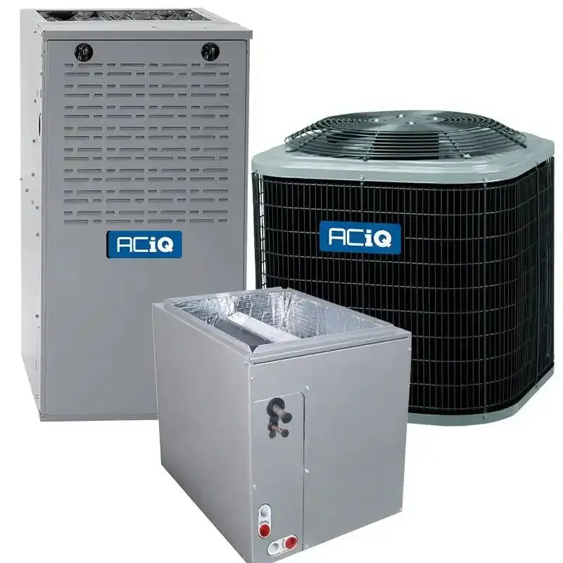 2 Ton 13.4 SEER2 80% AFUE 70,000 BTU ACiQ Gas Furnace and Air Conditioner System - Multi-Positional - R4A4S24AKANA / EAM4X24L17A / N80ESN0701412A  Mini Split Systems Direct
