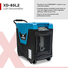 XPOWER XDP1 XTREMEDRY Mojave Drying System Package Pro DIY Water Damage Restoration Solution, WDR, Jan-San, Commercial LGR Dehumidifier, Air Movers