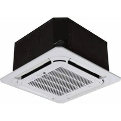 21,000 BTU 22 SEER2 ACiQ 2-Zone Ceiling Cassette Mini Split System w/ Extreme Heat - 9+12