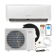 Costway 22000 BTU 21 SEER2 208-230V Ductless Mini Split Air Conditioner and Heater