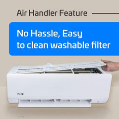 24,000 BTU 21.5 SEER ACiQ Extreme Series Single Zone Wall Mount Mini Split System - WiFi Enabled - R454B - ACIQ-24W-HH-MD / ACiQ-24ZPL-HP230C  Mini Split Systems Direct