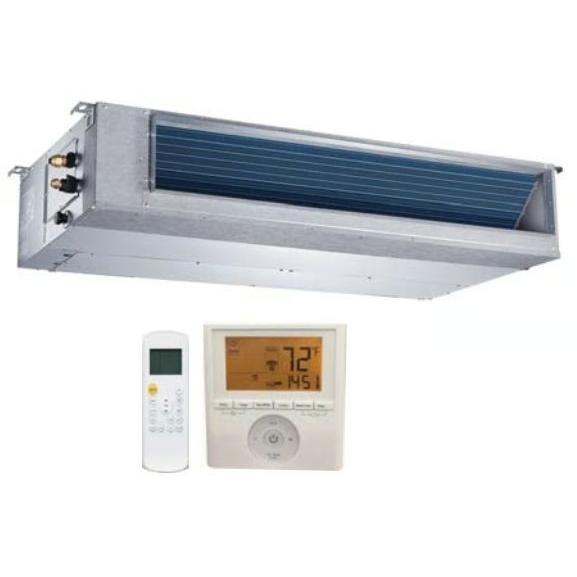24,000 BTU 23 SEER ACiQ Single Zone Concealed Duct Mini Split System | Extreme Series - ACIQ-24CD-HH-MC / ACiQ-24ZPL-HP230C  Mini Split Systems Direct