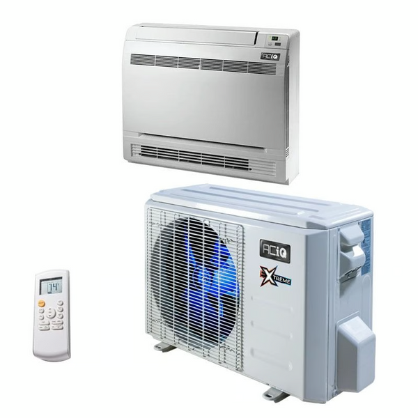 24,000 BTU 23 SEER ACiQ Single Zone Floor Mount Mini Split System | Extreme Series