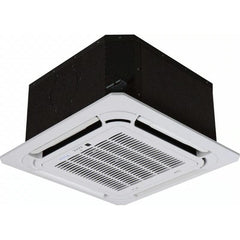 27,000 BTU 25 SEER2 ACiQ Standard 2-Zone Ceiling Cassette Mini Split System | R454B | 230v - 18+18 - ES-27Z-M4C / ACIQ-18CC-HH-MC-2  Mini Split Systems Direct