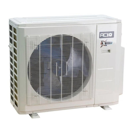 27,000 BTU ACIQ Standard 25 SEER2 Tri Zone Floor Mount Mini Split Heat Pump System - R454B | 230V - 9 + 9 + 12 - ES-27Z-M4C / ACIQ-09FM-HH-MD-2 / ACIQ-12FM-HH-MD  Mini Split Systems Direct