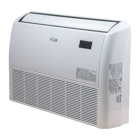 27,000 BTU ACiQ Standard 25 SEER2 Dual Zone Floor Mount Mini Split Heat Pump System - R454B | 230V - 9 + 18 - ES-27Z-M4C / ACIQ-09FM-HH-MD / ACIQ-18FM-HH-MD  Mini Split Systems Direct