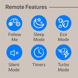27,000 BTU ACiQ Standard 25 SEER2 Dual Zone Slim Ceiling Casette Mini Split Heat Pump System - R454B | 230V - 9 + 18