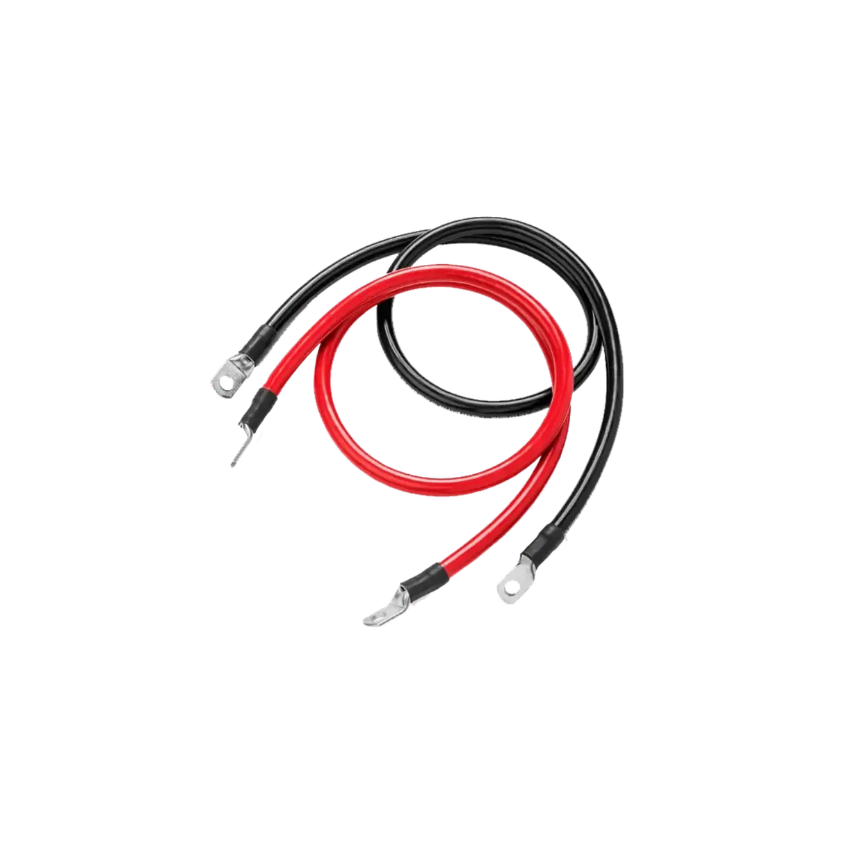 2AWG (Black and Red) 3FT Ring to Ring Terminal Cable