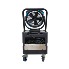 XPOWER FM-68WK Multipurpose Oscillating 3 Speed Outdoor Cooling Misting Fan with Built-In Water Pump, Hose, and WT-45 Mobile Water Reservoir Tank