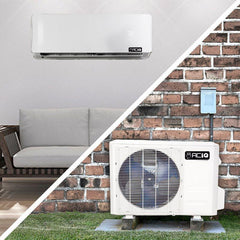 30,000 BTU 18.6 SEER2 ACiQ Single Zone Wall Mounted Mini Split System w/ WiFi - R454B