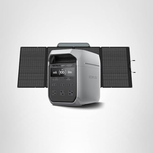 EF ECOFLOW Portable Power Station DELTA 3 1000 Air, 960Wh LiFePO4 (LFP) Battery, 500W AC Output Solar Generator(Solar Panel Optional) for Home Backup Power, Camping & RVs
