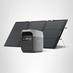 EF ECOFLOW Solar Generator DELTA 2 with 160W Solar Panel, LFP(LiFePO4) Battery, Fast Charging, Portable Power Station for Home Backup Power, Camping & RVs