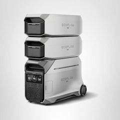 EF ECOFLOW 8kWh Portable Power Station: DELTA Pro 3 with AC Cable and Extra Battery, 120/240V 4000W AC Output, Solar Generator for Home Use, Camping, Emergencies, RVs, and Outdoor Generators