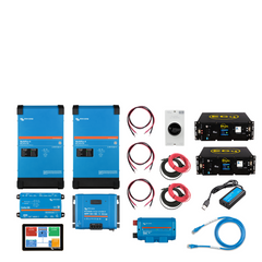 Complete Mobile Solar Kit for 30 Amp RVs - 120/240V Output / 48VDC 2,000W of Solar PV [Kit-V0002]