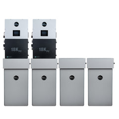 EG4 PowerPro ESS | 14.3 - 28.6kWh Capacity | EG4-18Kpv & EG4-PowerPro WallMount Battery | UL9540