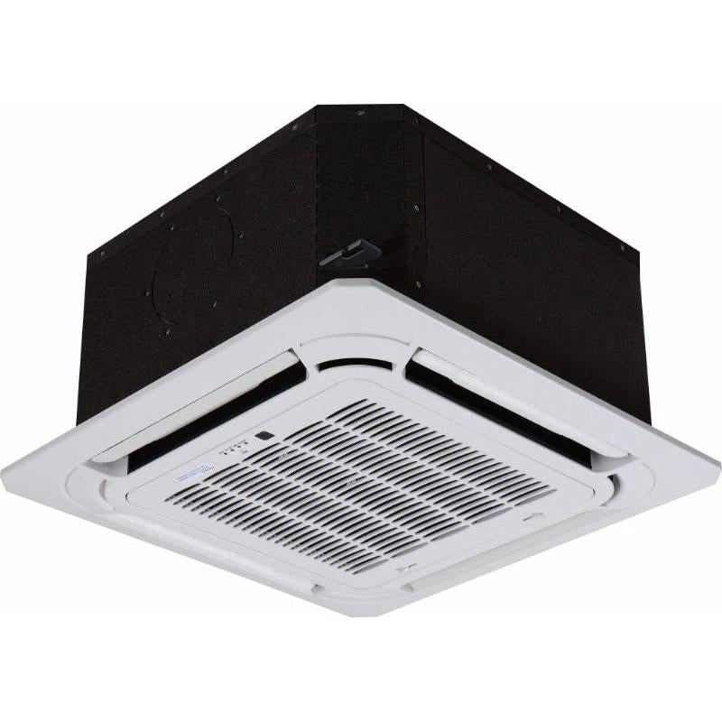 36,000 BTU 24 SEER2 ACiQ Standard 3-Zone Ceiling Cassette Mini Split System | R454B | 230v - 9+12+24 - ES-36Z-M5C / ACIQ-09CC / ACIQ-12CC / ACIQ-24CC  Mini Split Systems Direct