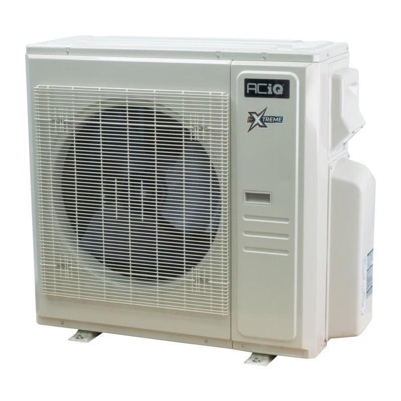 36,000 BTU ACiQ Extreme 23 SEER2 Dual Zone Ceiling Cassette Mini Split Heat Pump System - R454B | 230V - 12 + 12 - ACiQ-36Z-HH-M5C / ACIQ-12CC-HH-MC-2  Mini Split Systems Direct