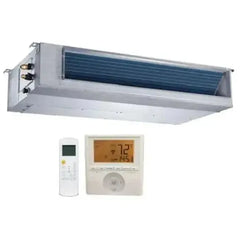 36,000 BTU 22.2 SEER2 ACiQ 2-Zone Concealed Duct Mini Split System w/ Extreme Heat - 18+24
