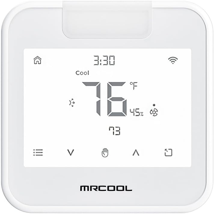 MRCOOL® Smart Programmable WiFi Thermostat for Ductless Mini Splits - Alexa & Google Assistant Compatible (1 Heat / 1 Cool) - MST05