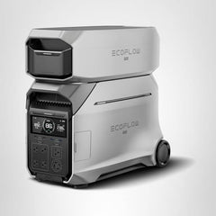 EF ECOFLOW 8kWh Portable Power Station: DELTA Pro 3 with AC Cable and Extra Battery, 120/240V 4000W AC Output, Solar Generator for Home Use, Camping, Emergencies, RVs, and Outdoor Generators
