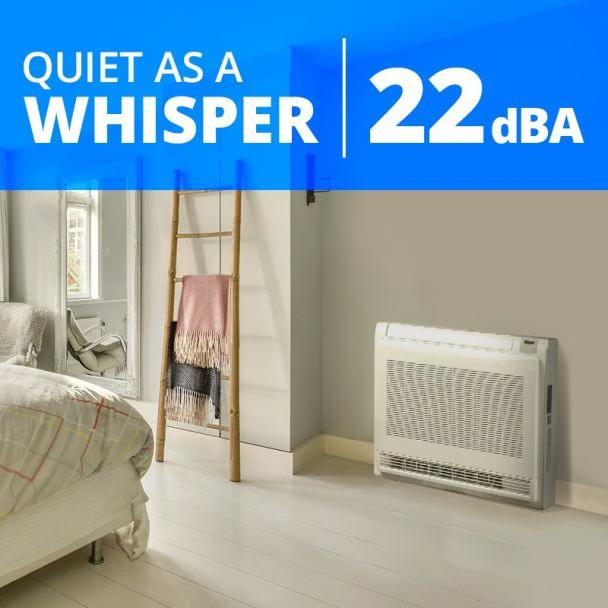48,000 BTU 23 SEER ACiQ Single Zone Floor Mount Mini Split System | Extreme Series - ACIQ-48FM-HH-MD / ACiQ-48ZPL-HP230C  Mini Split Systems Direct
