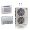 48,000 BTU ACiQ Extreme 23 SEER2 Dual Zone Floor Mount Mini Split Heat Pump System - R454B | 230V - 12 + 24 - ACiQ-48Z-HH-M6C / ACIQ-12FM-HH-MD / ACIQ-24FM-HH-MD  Mini Split Systems Direct