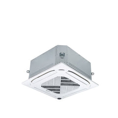 48,000 BTU ACiQ Standard 24 SEER2 5 Zone Ceiling Cassette Mini Split Heat Pump System - R454B | 230V - 9 + 9 + 9 + 12 + 18 - ES-48Z-M6C / ACIQ-09CC-3 / ACIQ-12CC / ACIQ-18CC  Mini Split Systems Direct