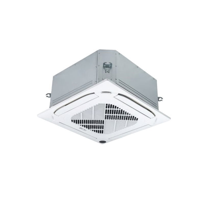 48,000 BTU ACiQ Standard 24 SEER2 5 Zone Ceiling Cassette Mini Split Heat Pump System - R454B | 230V - 9 + 9 + 9 + 9 + 24 - ES-48Z-M6C / ACIQ-09CC-HH-MC-4 / ACIQ-24CC-HH-MC  Mini Split Systems Direct