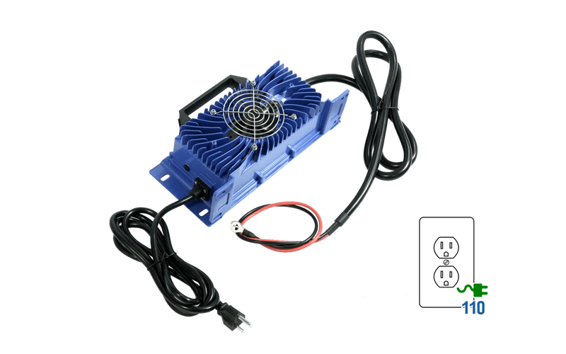 BigBattery 48V 110V AC 20A IP65 Blue Charger