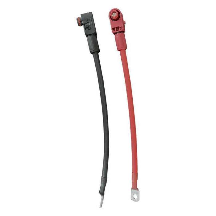 4AWG Cable-5/16” Lugs + Pluggable Battery Pole Connector  -Black and Red - S200-200CM-S80-80CM-S30-30CM  Mini Split Systems Direct