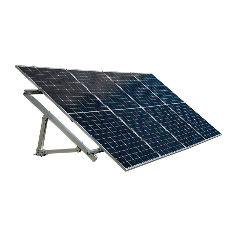 EG4 BrightMount Solar Panel Ground Mount Rack Kit | 4 Panel Ground Mount | Adjustable Angle